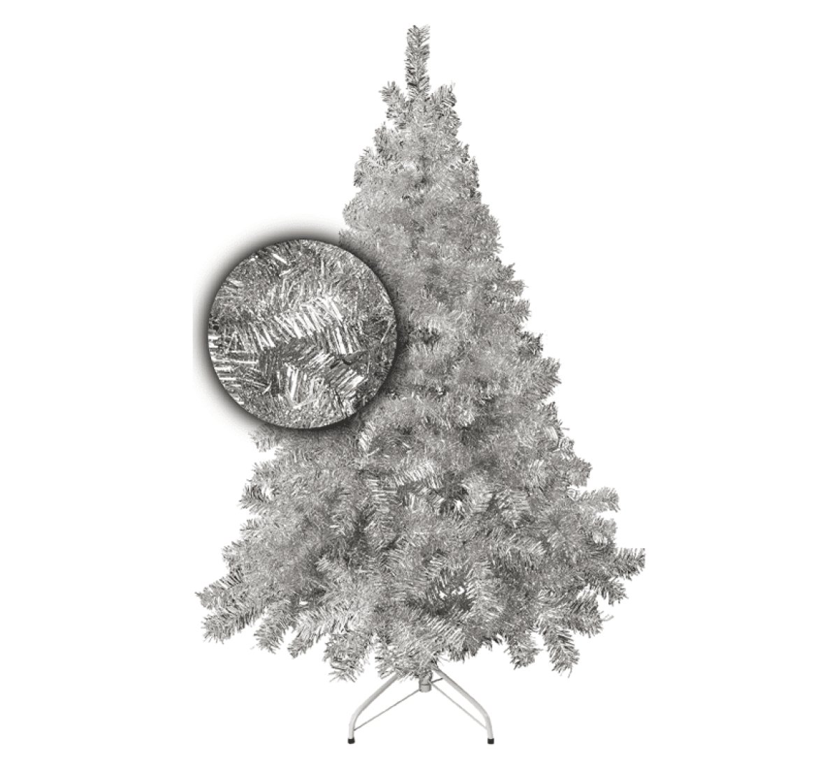 zilveren kerstboom kunstboom