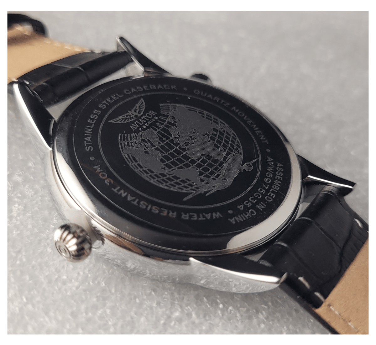 achterkant horloge aviator f-series