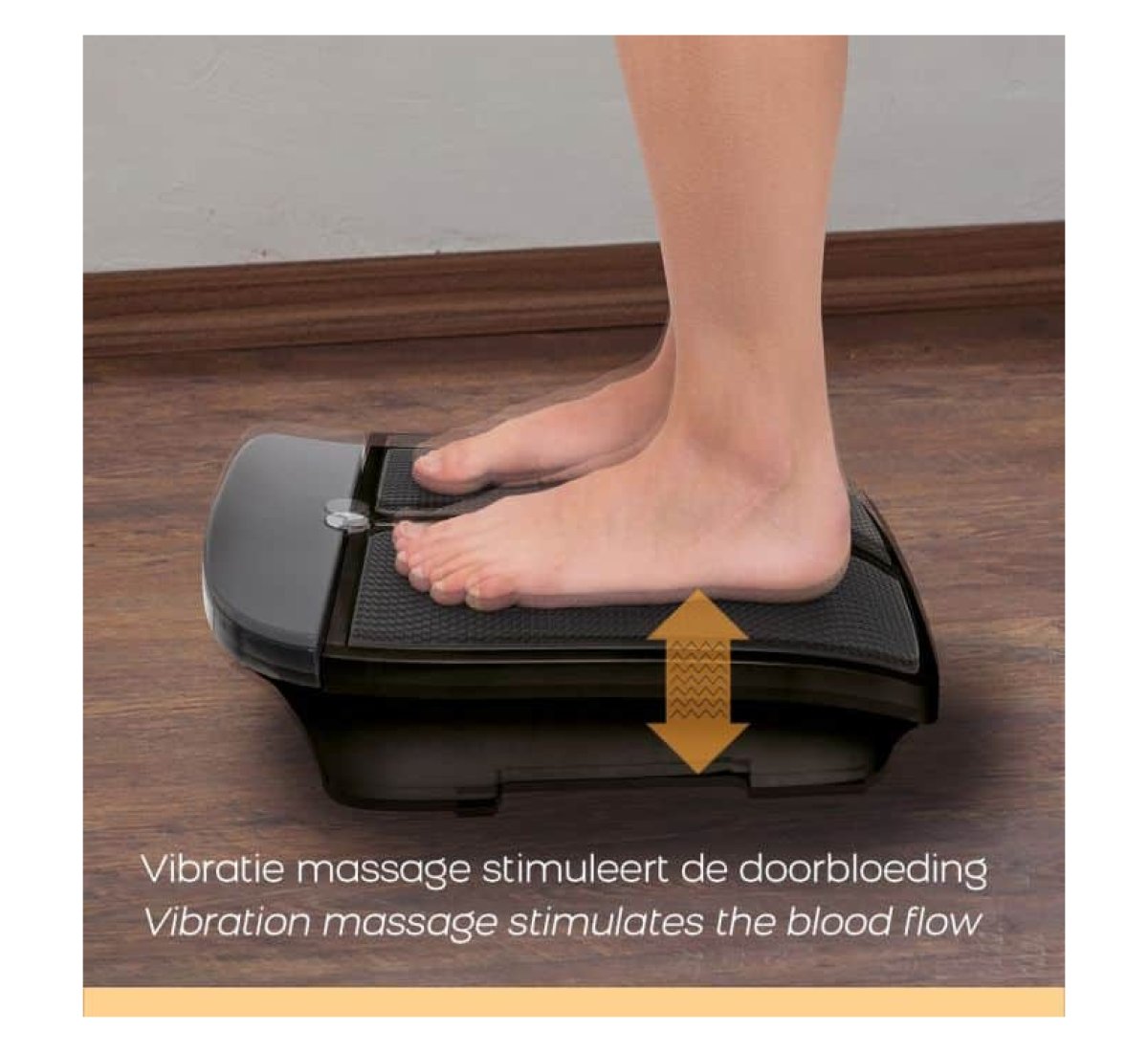 Bioenergiser Vibration Leg Trainer - Zwart-Vibratie