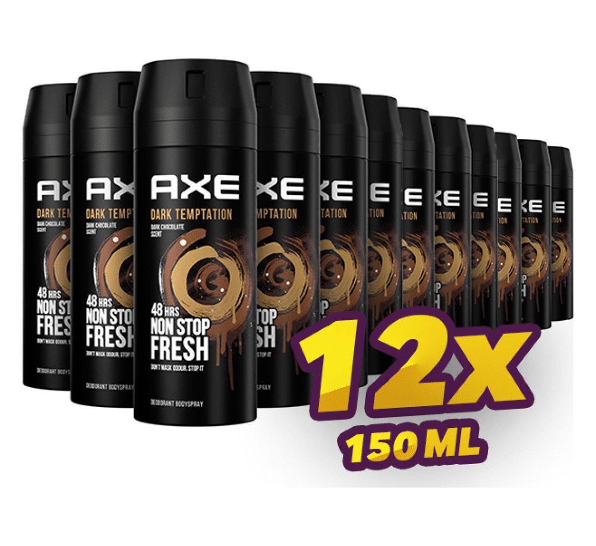 AXE-Dark-temptation-voordeelverpakking-bodyspray-12stuks
