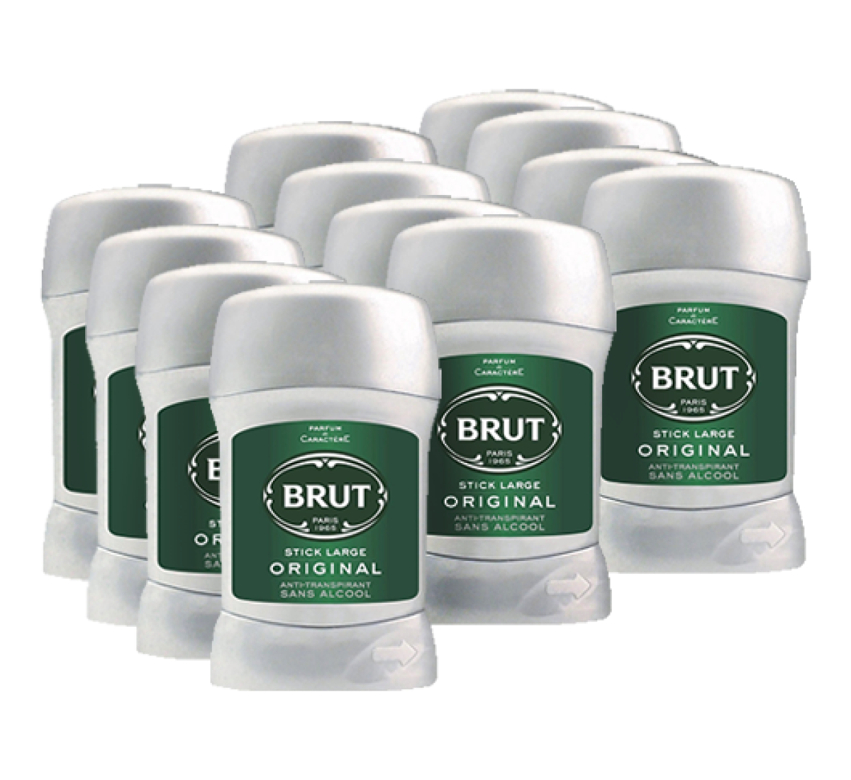 12 pack brut deosticks deodorant voordeelverpakking aanbieding